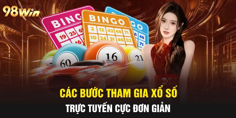 Các bước tham gia xổ số trực tuyến cực đơn giản